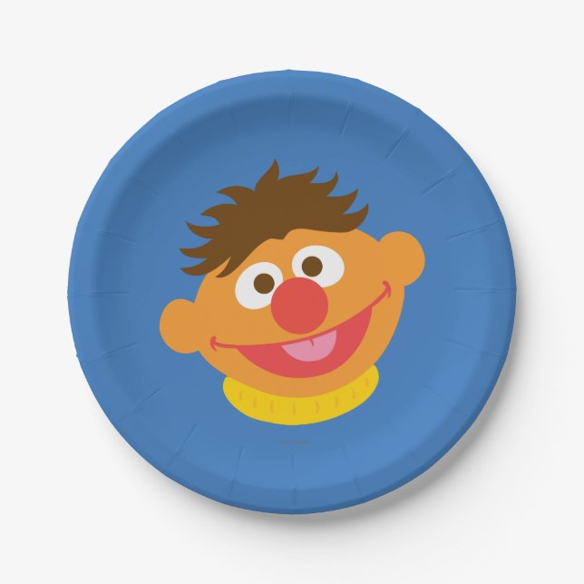 Ernie Face Paper Plates (Front)