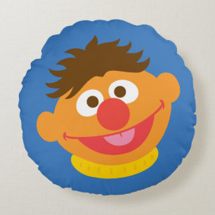 Ernie Face Round Pillow