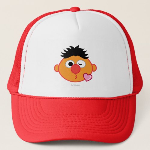 Ernie Face Throwing a Kiss Trucker Hat
