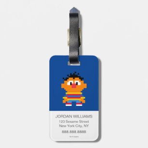 Ernie Pixel Art Luggage Tag