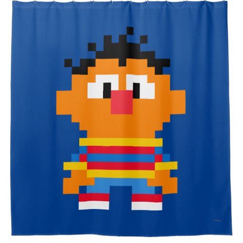 Ernie Pixel Art Shower Curtain