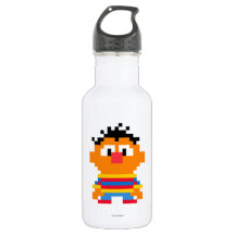 8-Bit Lightning McQueen Water Bottle - Custom Fan Art