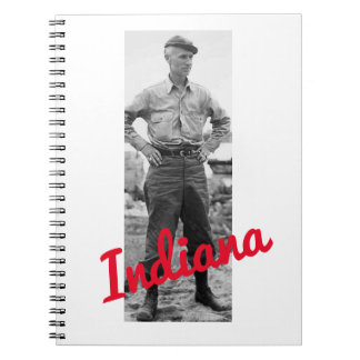 ERNIE PYLE SPIRAL NOTEBOOK INDIANA
