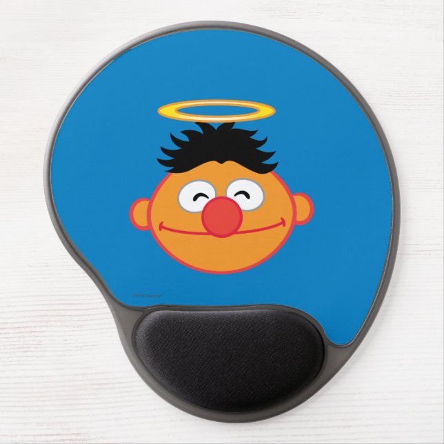 Ernie Smiling Face with Halo Gel Mouse Pad (Front)