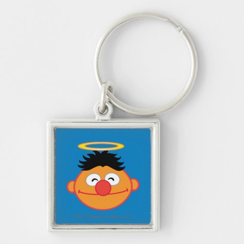 Ernie Smiling Face with Halo Keychain