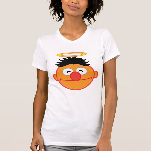 Ernie Smiling Face with Halo T-Shirt (Front)
