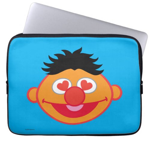 Ernie Smiling Face with Heart_Shaped Eyes Laptop Sleeve