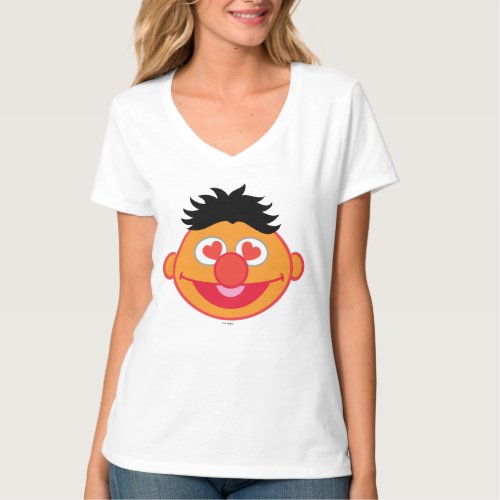 Ernie Smiling Face with Heart_Shaped Eyes T_Shirt