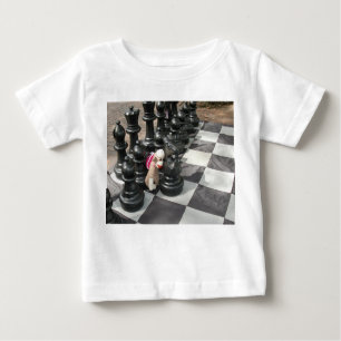 Ernie the Sock Monkey Playing Chess little shirt