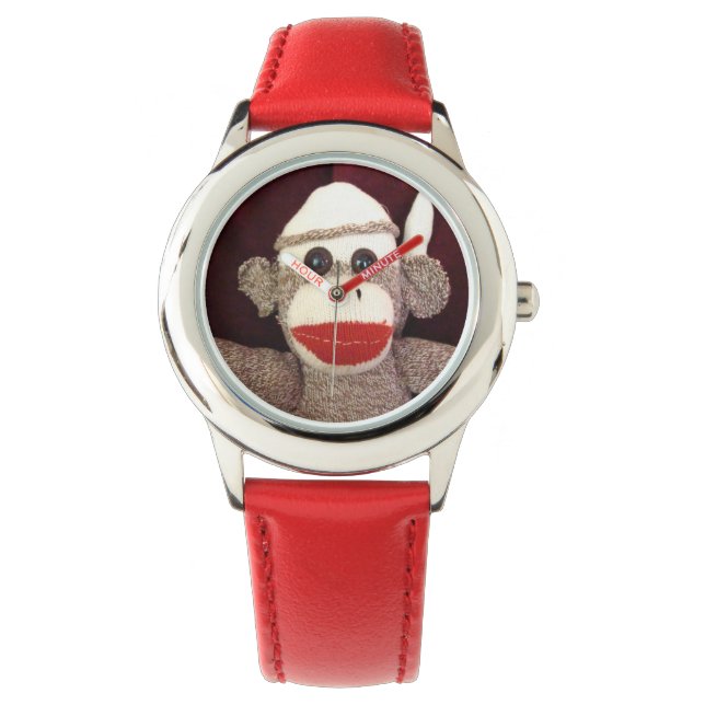 Ernie the Sock Monkey Wrist Watch (Front)