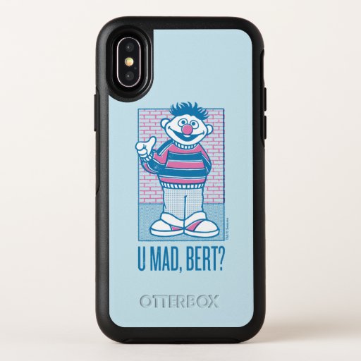 Ernie | U Mad, Bert? OtterBox Symmetry iPhone X Case
