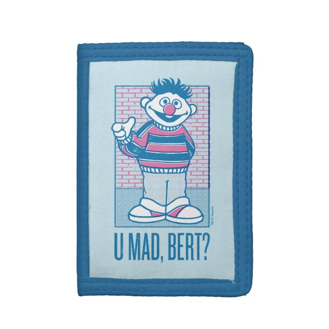 Ernie | U Mad, Bert? Trifold Wallet (Front Vertical)