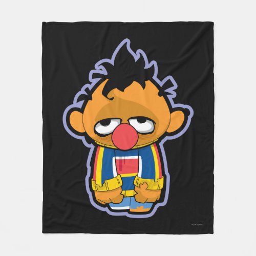 Ernie Zombie Fleece Blanket