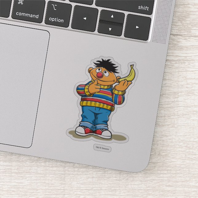 Ernie's Bananas Sticker (Detail)