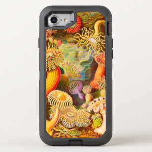 Ernst Haeckel "Actiniae - Heliactis" OtterBox Defender iPhone SE/8/7 Case