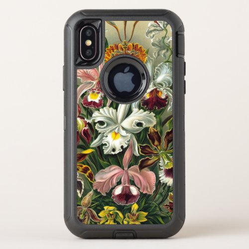 Ernst Haeckel Art PrintOrchidae Oncidiums tulips OtterBox Defender iPhone X Case