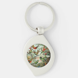 Ernst Haeckel Hummingbirds - Art Forms of Nature Keychain