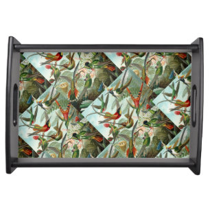 Ernst Haeckel Hummingbirds - Art Forms of Nature Serving Tray