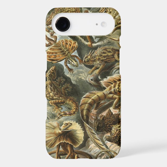 Ernst Haeckel - Lacertilia Case-Mate iPhone Case (Back)