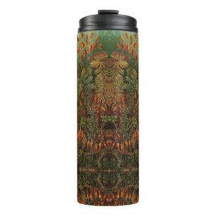 Ernst Haeckel Muscinae vintage illustration Thermal Tumbler