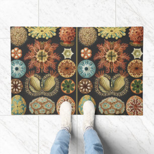Ernst Haeckel Nautical Sea Life Art Collage Doormat