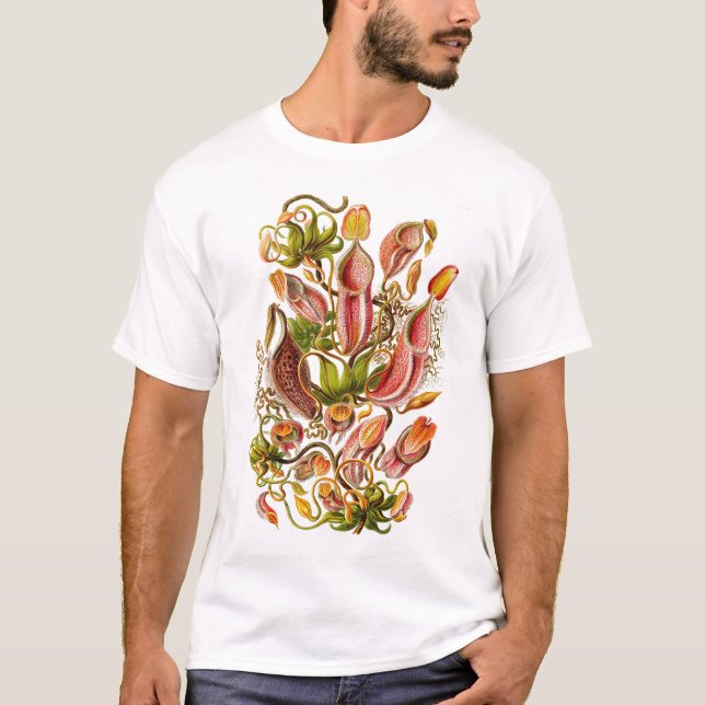 Ernst Haeckel - Nepenthaceae Tshirt (Front)