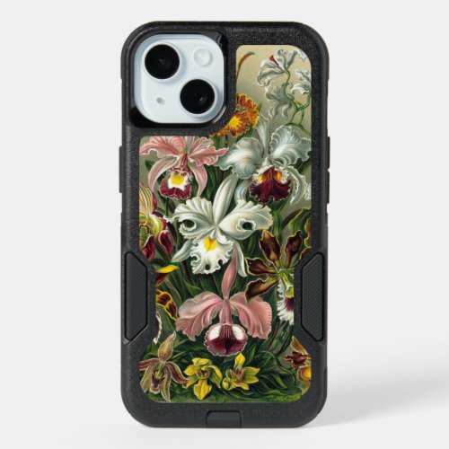 Ernst Haeckel Orchids Vintage Rainforest Flowers iPhone 15 Case