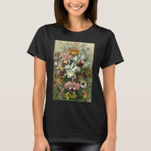 Ernst Haeckel Orchids, Vintage Rainforest Flowers T-Shirt