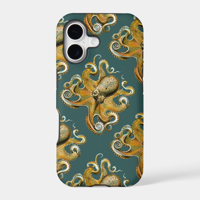 Ernst Haeckel’s Octopus Iphone Case (Back)