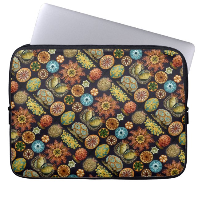 Ernst Haeckel's Oceanic Wonders Laptop Sleeve (Front)