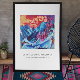 Ernst L. Kirchner - Colorful Landscape Modern Art Poster