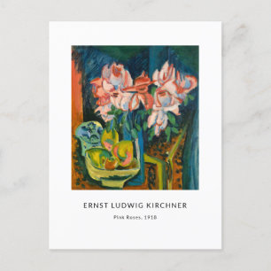 Ernst L. Kirchner - Colorful  Modern Art Postcard