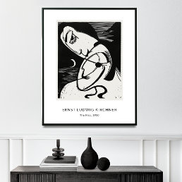 Ernst L. Kirchner - Stylish Black&amp;White Modern Art Poster