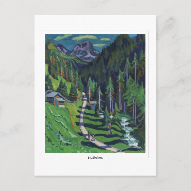 Ernst Ludwig Kirchner #338 - Fine Art Postcard (Front)