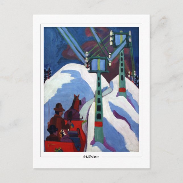 Ernst Ludwig Kirchner #352-2 - Fine Art Postcard (Front)