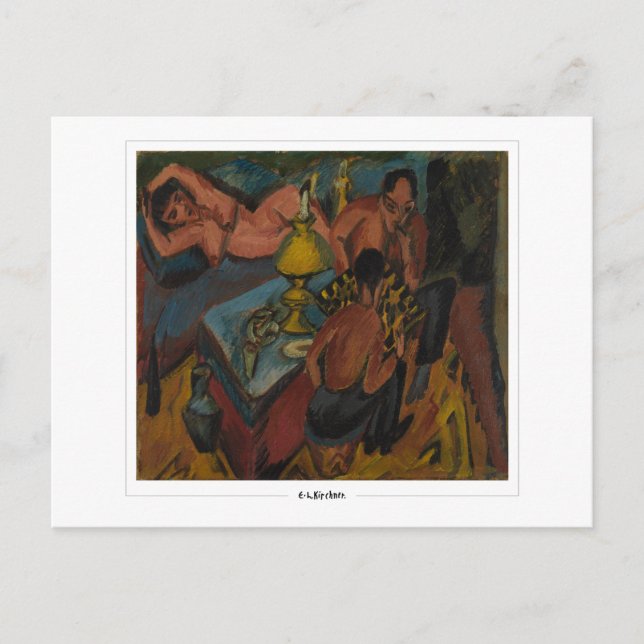 Ernst Ludwig Kirchner #589 - Fine Art Postcard (Front)