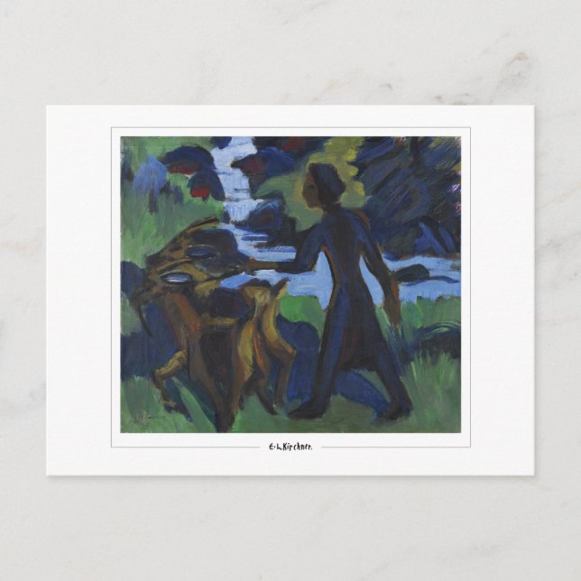 Ernst Ludwig Kirchner #650-2 - Fine Art Postcard (Front)