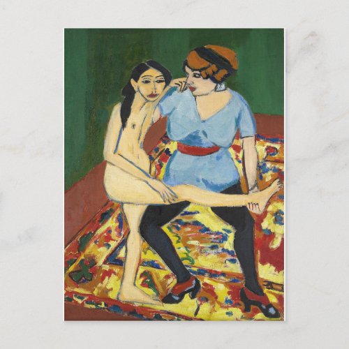 Ernst Ludwig Kirchner _ Dance Training Postcard