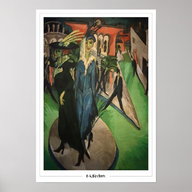 Ernst Ludwig Kirchner Zedign Art Poster #486-2 (Front)