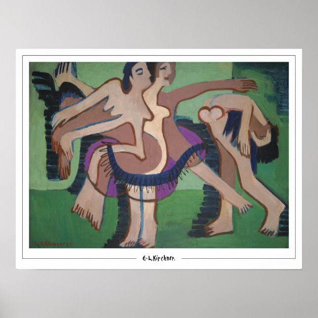 Ernst Ludwig Kirchner Zedign Art Poster #537-2 (Front)