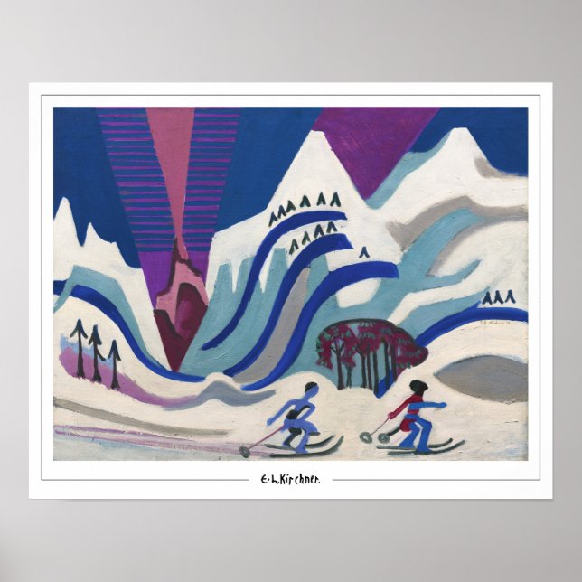 Ernst Ludwig Kirchner Zedign Art Poster #612 (Front)