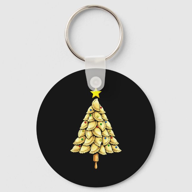 Erogi Tree Christmas Xmas Funny Lish Food Costume  Keychain (Front)