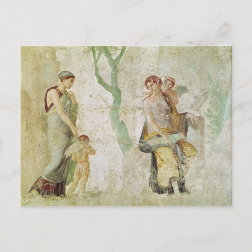 Eros being punished in the presence of Aphrodite Postcard
