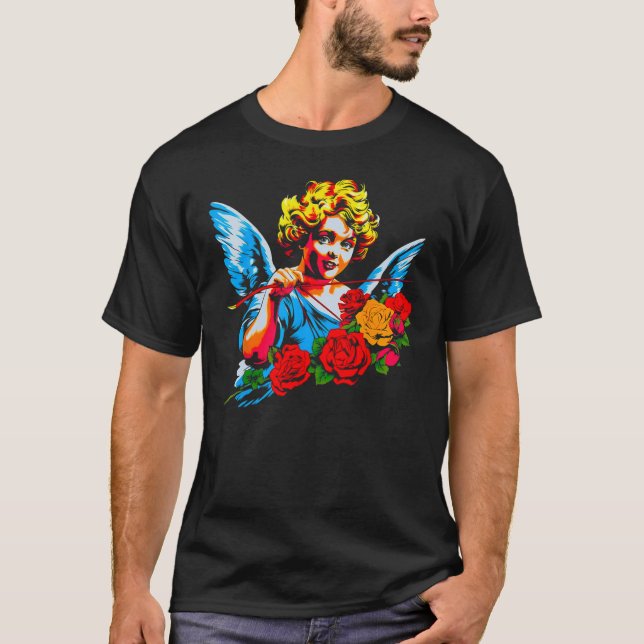 Eros Greek Mythology God of Love T-Shirt (Front)