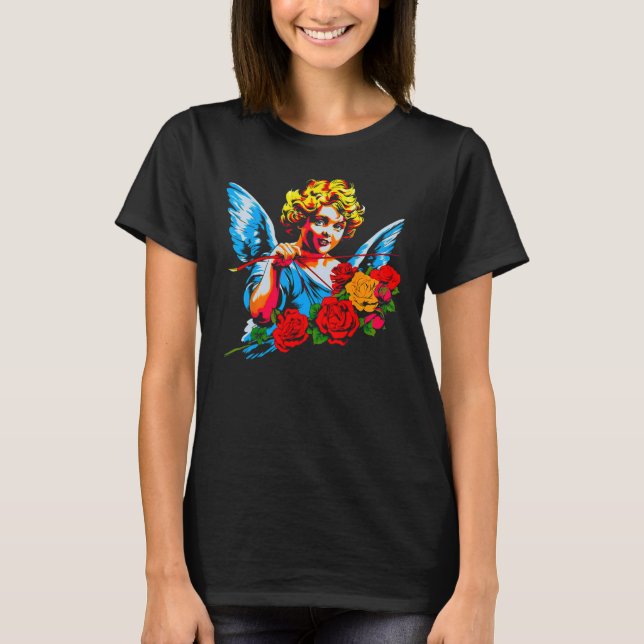 Eros Greek Mythology God of Love T-Shirt (Front)