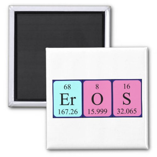 Eros periodic table name magnet