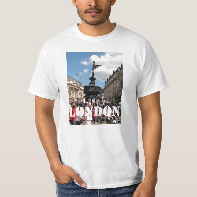 Eros statue Piccadilly Circus London T-Shirt (Front)