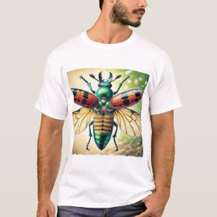 Erphaea beetle 041024IREF244 - Watercolor T-Shirt