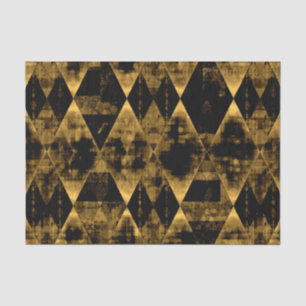 Erratic Gold and Black Diamond Tissue Paper