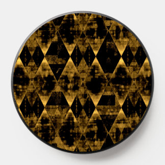 Erratic Gold and Black Diamonds PopSocket